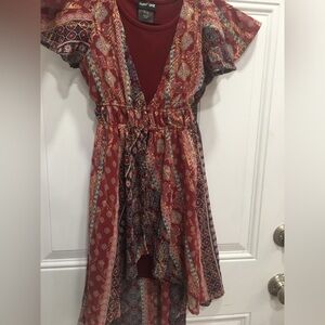 PAPER DOLL GIRLS 2 PIECE HIGH LOW DRESS 7-8